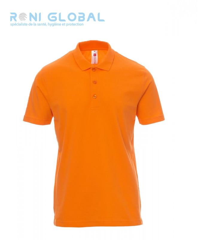 Polo de travail unisexe manches courtes en coton - Rome Payper - 100% coton, effet piqué, tailles XXS à 5XL_0
