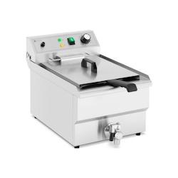 Royal Catering - Royal Catering RCPSF 13ETH Friteuse Électrique Professionnelle Semi-Professionnelle Avec Robinet De Vidange 16 Litres Monophasé (3_0