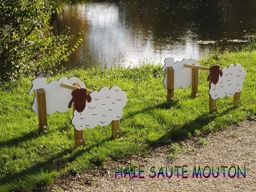 Structure de jeux pour crèche - Haie saute mouton - 3 à 8 ans_0