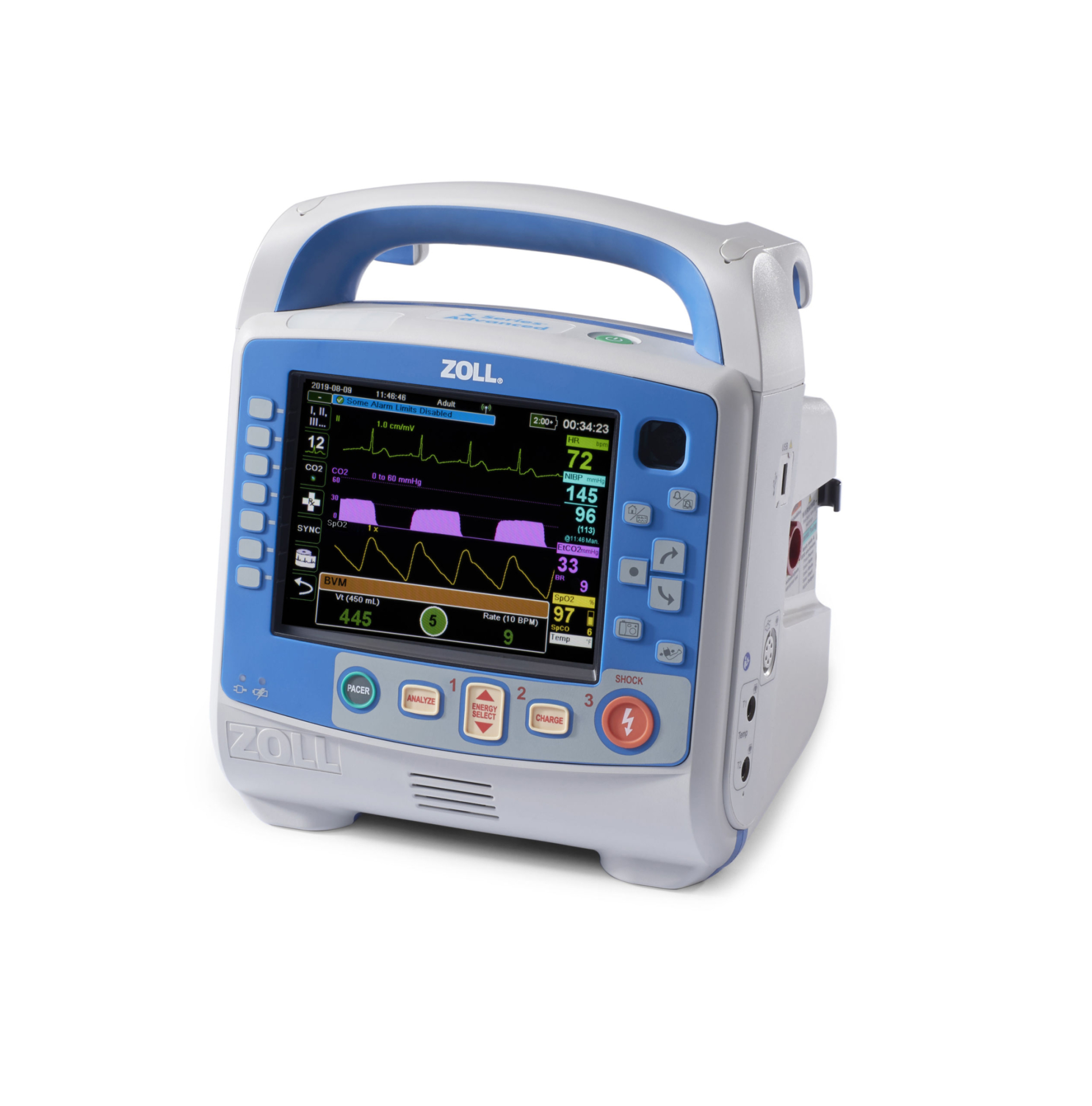 X series® advanced - défibrillateur pour hôpital avec Real BVM Help™ et TBI Dashboard™_0