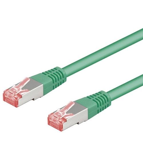 CORDON RESEAU FTP BLINDEE CAT6 VERT 1M WENTRONIC 68289_0