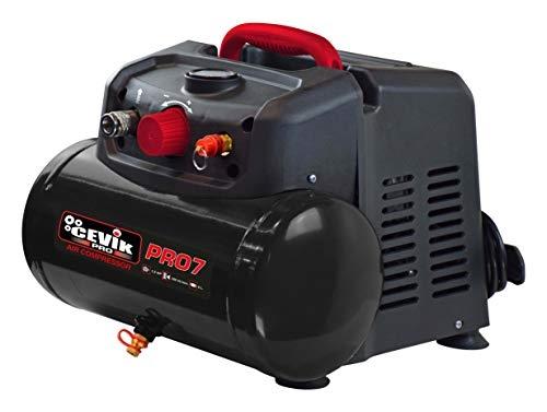 CEVIK CA-PRO7N - Compresseur portable sans huile 6L - Léger et 160 litres aspirés_0