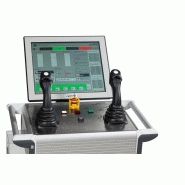 A100s - Pupitre de commande connecté par câble - Walischmiller Engineering GmbH - interface intuitive avec joysticks et écran