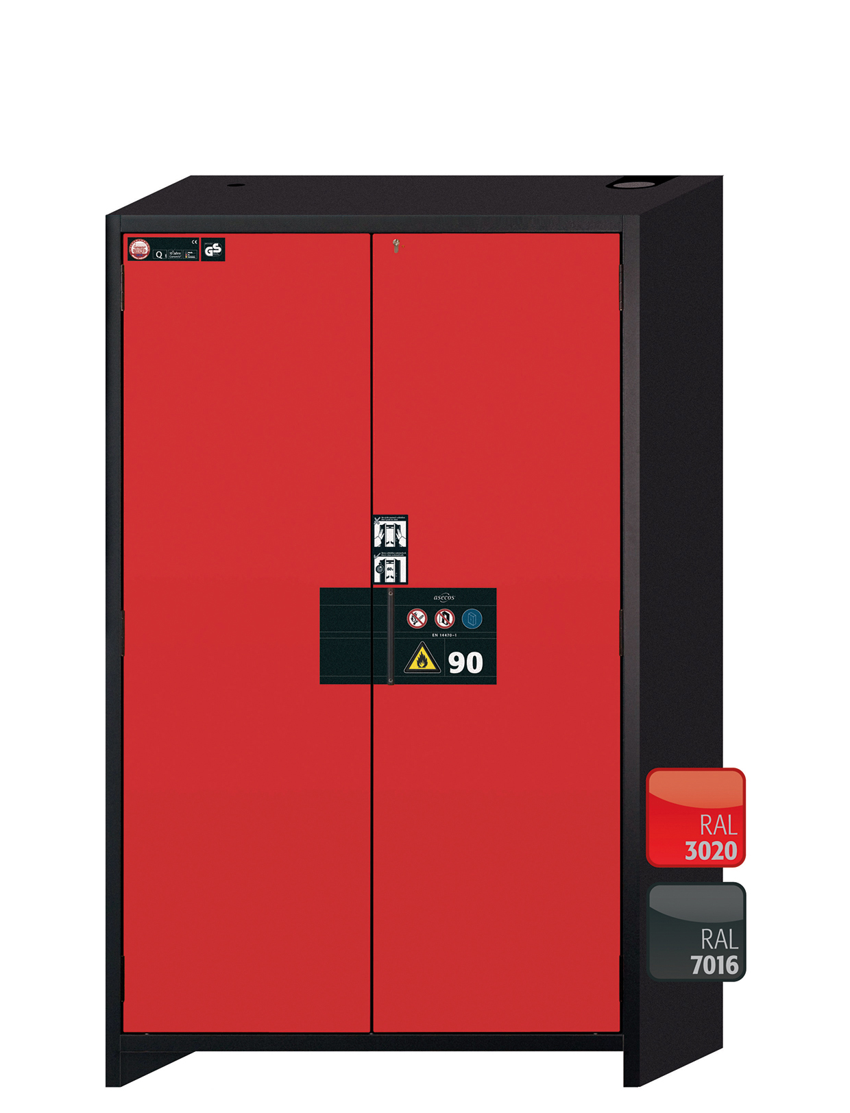 Armoire de sécurité Q-PEGASUS-90 modèle Q90.195.120.WDAC - Réf 30002-046-30013_0