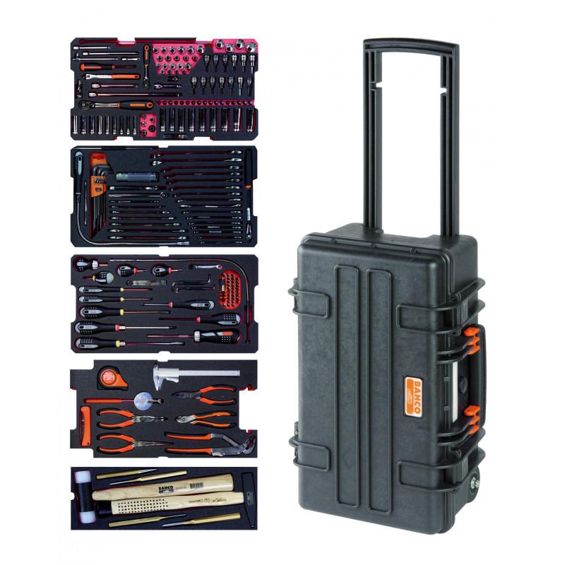 Caisse à outils métallique, kits d’outils multi-usages - 194 pcs - Bahco | 4750RCHDW01FF3_0