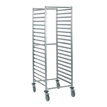Chariot échelle gastronorme soudé en inox - 20 niveaux GN 2/1 - 773x659x1785 mm - TOURNUS 942003_0