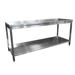 L2G Table démontable inox 85 x 200 x 60 cm L2G - BUD-DCTCE206 - inox BUD-DCTCE206_0
