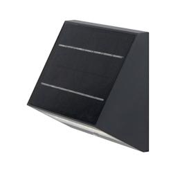 Lumisky Applique murale solaire ECOSTEP aluminium LED blanc chaud H14cm - noir 3666162010751_0