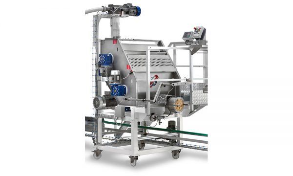 Machine à pâte professionnelle - capacité 150 kg/h - presse à double bac avec système Batch - extrusion horizontale_0