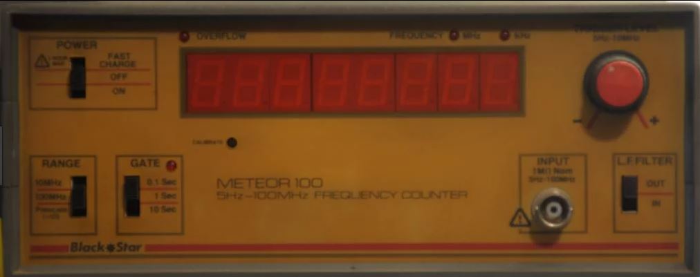 Meteor 100 - compteur de frequence - blackstar - 5  hz - 100 mhz - mesures de fréquence_0