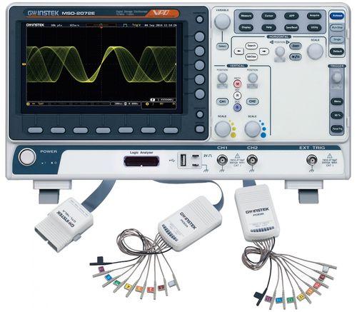 Oscilloscope numérique, 100mhz, 2 voies + 16 voies logiques, 8 bits - GWIMSO-2102E_0