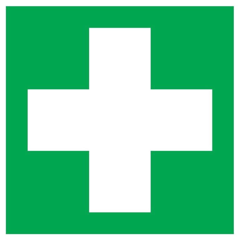 Panneaux adhésifs 200x200 mm secours évacuation - ADPNC-NV01/CXBL_0