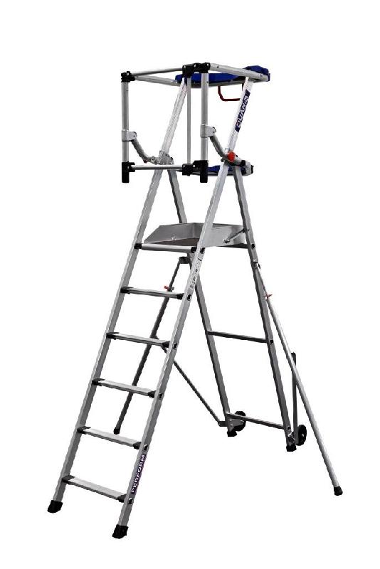 Plate-forme individuelle roulante avec stabilisateurs PERFORM 6 marches - DUARIB - 615906_0