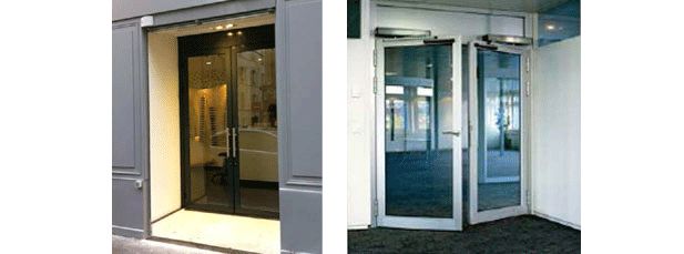 Porte battante automatique - Motorisation souple et silencieuse pour personnes handicapées_0