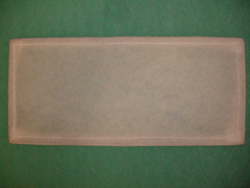 Préfiltre pour ventilo-convecteur - Modèle fil sur mesure - Fil acier galvanisé et média filtrant synthétique_0