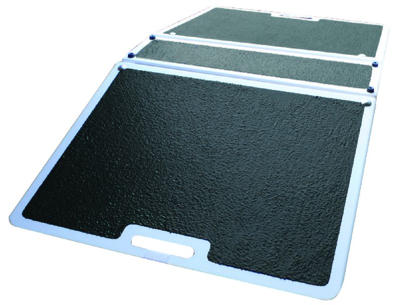 Rampe de seuil pliante - hauteur réglable de 75 à 150 mm - longueur 760 mm - référence AXS011_0