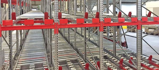 Rayonnage dynamique pour palettes - Esnova Racks S.A - Système de stockage pour flux optimal_0