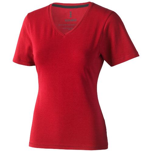 T-shirt bio manches courtes pour femme - Kawartha 38017255 - col V, tissu extensible, coton biologique 200 g/m²_0