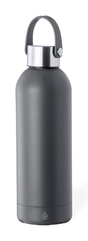 Thermos - Gourde isotherme en acier inoxydable recyclé - 500 ml - Couleur gris_0