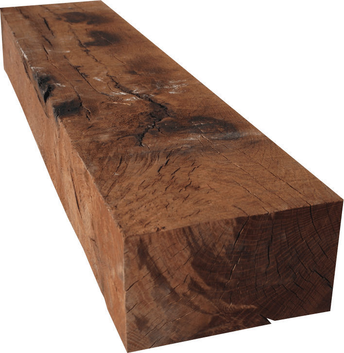 Traverse paysagère bois de chêne - 260x20x10 cm_0