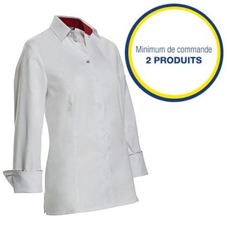 VESTE DE CUISINE FEMME BLANC PREPPY T.38