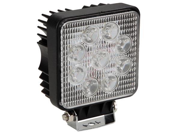 Projecteur de chantier à LED - 27 W - Blanc - Velleman LEDA250NW - IP67 - 1800 lm - 9 à 30 VCC - Aluminium_0