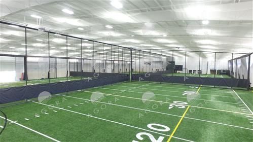 8500 - E-Fold - Rideau diviseur Agora Sport - soulevé sur câbles d'aéronef avec vinyle renforcé_0