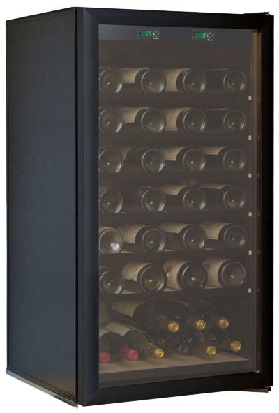 Armoire multi-températures T83S intégrable - 53 bouteilles - double régulation - coloris noir_0
