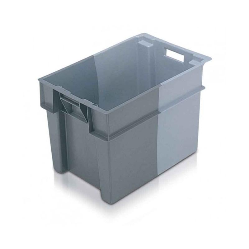 Bac Allibert 11065 - SN106505AC - gerbable emboîtable norme Europe 70L - dimensions 600x400x400 mm - alimentaire_0