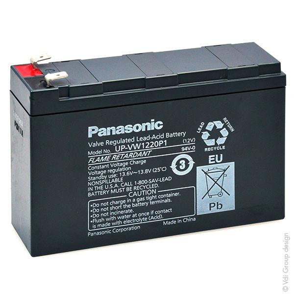 BATTERIE ONDULEUR (UPS) PANASONIC UP-VW1220P1 FR 12V 4.5AH F6.35_0