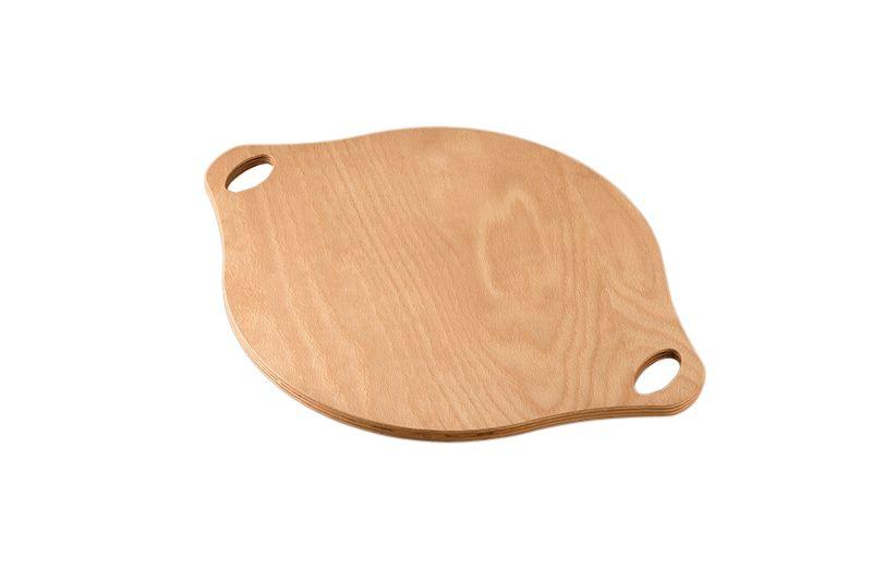 Centre de table en contreplaqué stratifié Ø 33 cm - Made in Italia_0