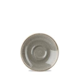 Churchill 12 x soucoupe espresso 12cm STONECAST peppercorn grey - SPGSESS1_0