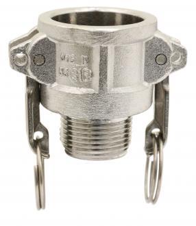 Coupleur mâle pour raccord à came - 33/42 - inox - 300438_0