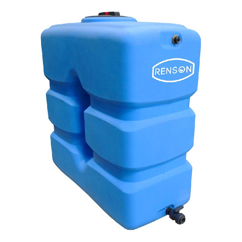 Cuve de stockage eau 1000L verticale pré-équipée - Polyéthylène rotomoulé - Anti-UV - Marque RENSON_0