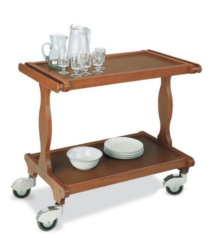 Desserte en bois massif - Fabrication italienne - 2 ou 3 étagères - 970x560x820 mm_0