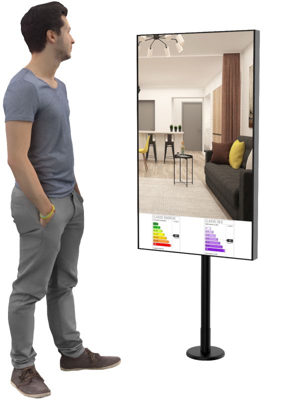 Écran vitrine LG 49'' - Luminosité 4000 cd/m² - Résolution Full HD - Idéal pour espaces commerciaux_0