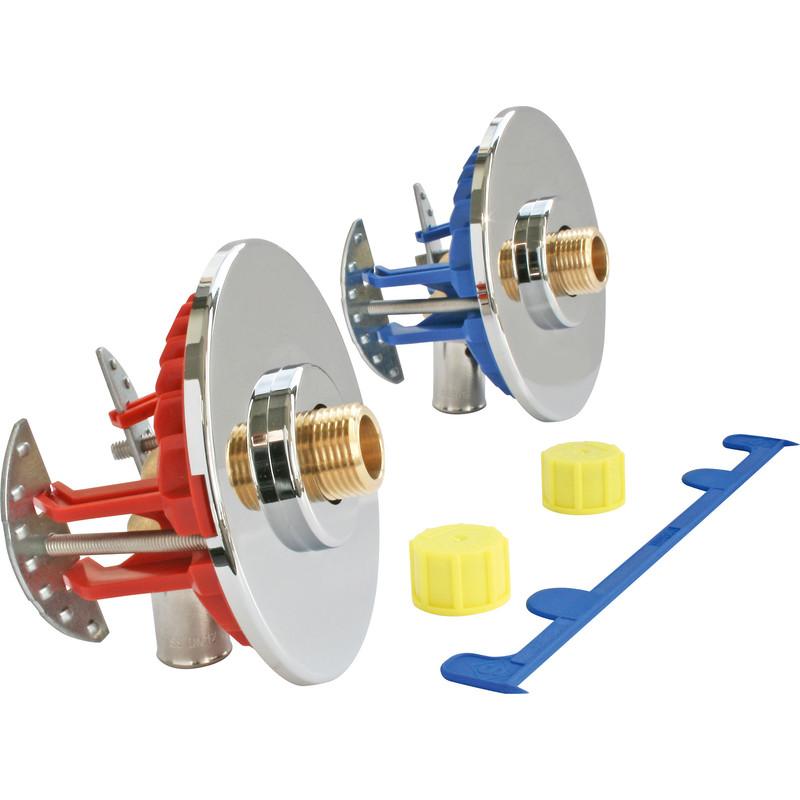 FIXOPLAC SOUS-EVIER/LAVABO DOUBLE À SERTIR PER Ø16 M12/17