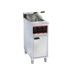 Friteuse électrique sur coffre 2 bacs - 10 + 10 litres | Sofraca - 92224C - 718603518814_0