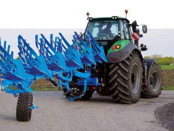 Juwel - Charrue agricole réversible Lemken - Dégagement entre corps 90, 100 ou 120 cm_0