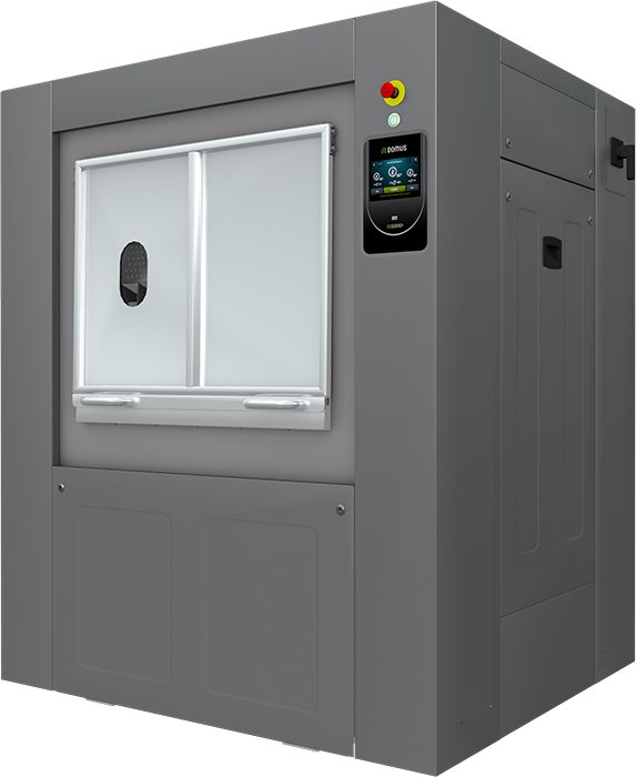 Laveuse barrière - Domus Laundry - 3 entrées d’eau - grandes portes de chargement et déchargement - écran tactile 7'' - cuve et tambour en inox AISI 304_0