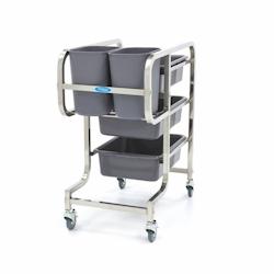 Chariot de nettoyage - inclut 5 bacs - Maxima - 8719632122012_0