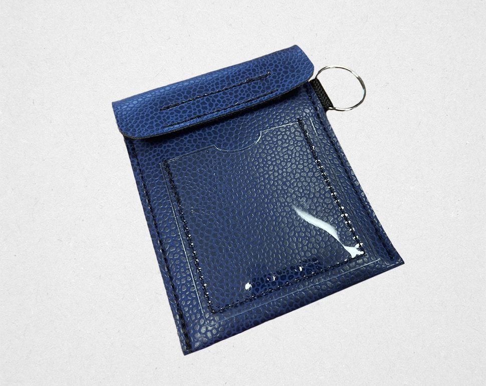 Porte carte avec porte-clés pour documents et clés véhicule_1