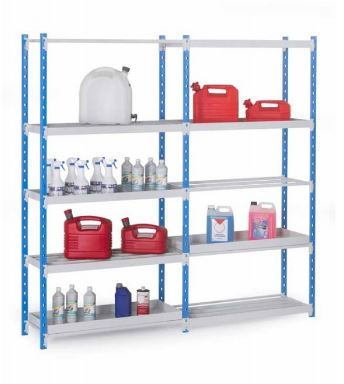 Rayonnage léger de rétention Flip pour le stockage de petits contenants chimiques, polluants et non corrosifs_0
