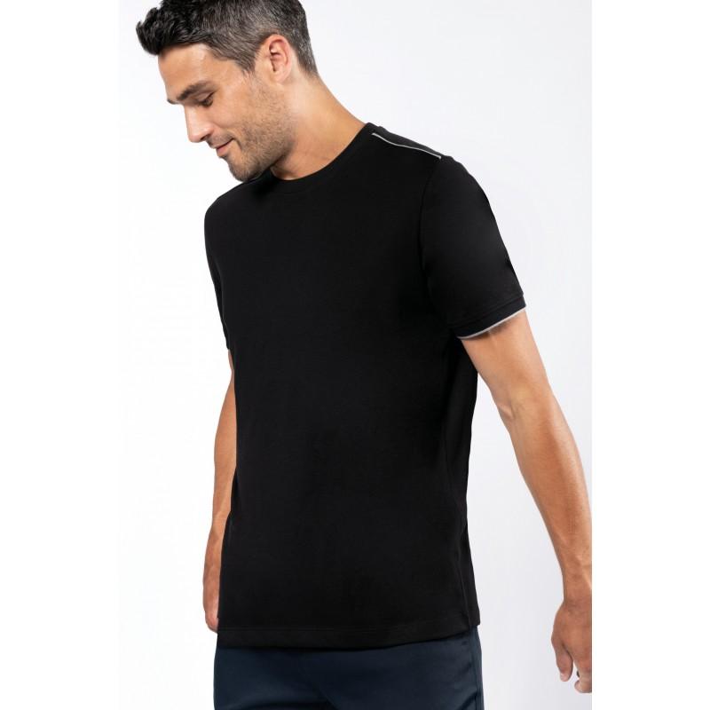 WK3020 - T-shirt DayToDay manches courtes homme - polyester/coton - lavable à 60° - antiboulochage_0