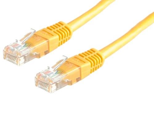 Câble réseau ROLINE 21.15.1572 - RJ45 non blindé - Cat6 - 7m - Jaune_0