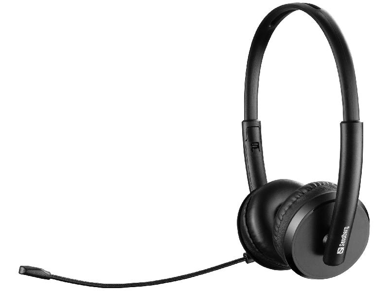 SANDBERG USB Office Headset Saver (326-12) - casque binaural filaire avec connectivité USB Type-A et réglage du volume_0