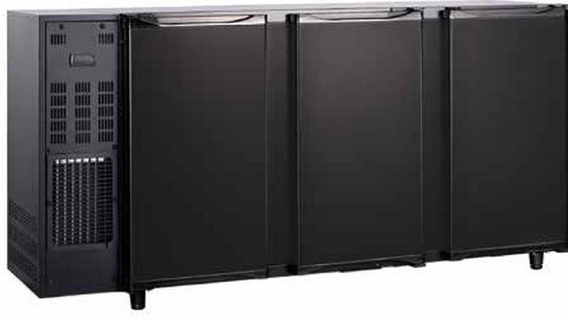 Arrière-bar 3 portes pleines - groupe logé - 390L - 1775x565x890 - FGB177_0