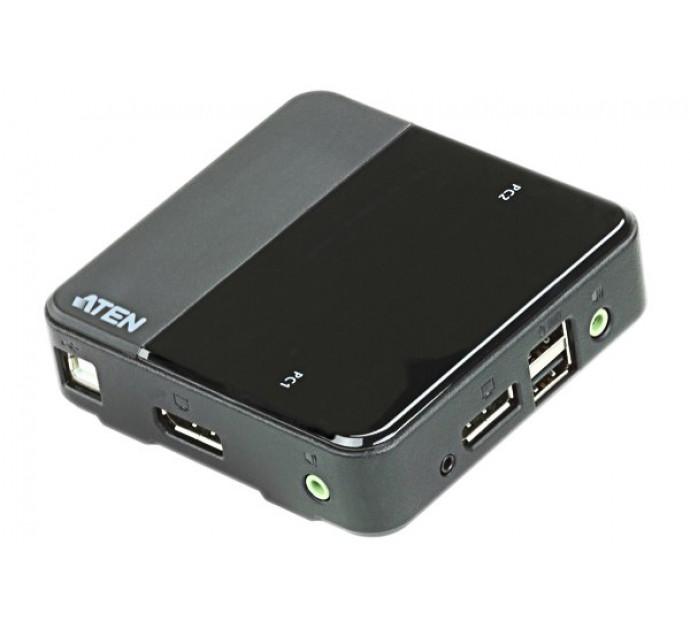 Switch KVM Aten CS782DP - 2 ports DisplayPort 4K/USB/Audio - Résolution UHD 4K et compatibilité multi-OS_0
