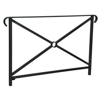Barrière main courante Heritage - deux longueurs 800 et 1500 mm - poteaux acier 35x35 mm_0