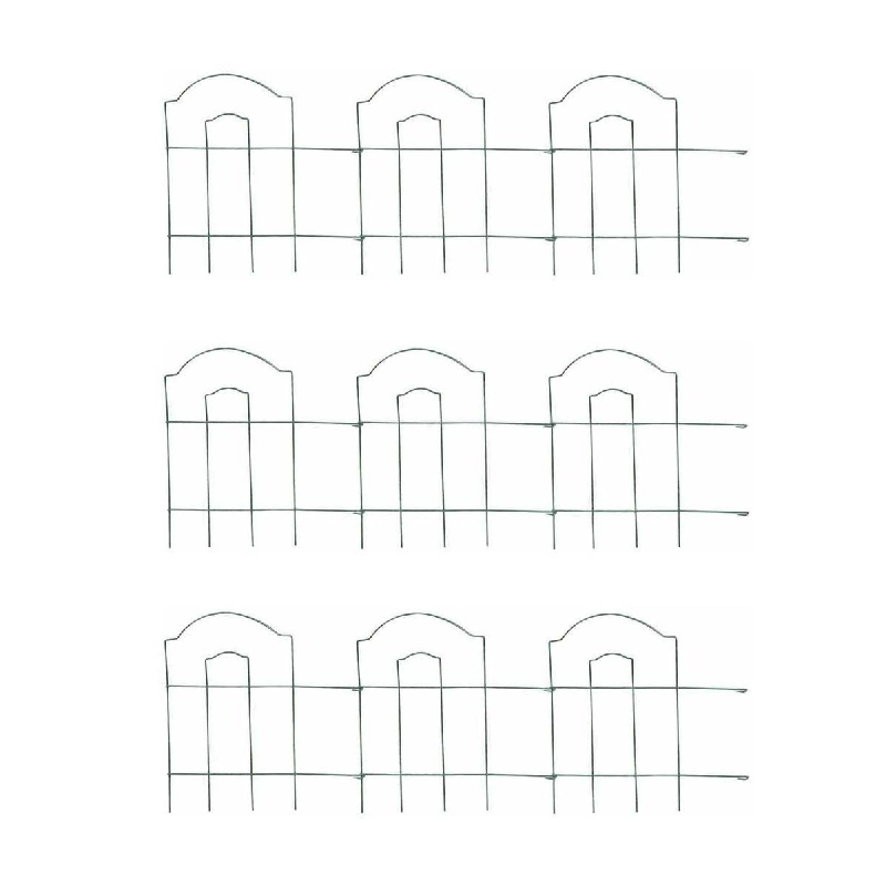 Bordure de jardin en métal Lawn 3m Lot de 9 Maxiedge - vert 3700866347376_0